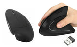 Ergonomic Mouse Optical Vertical Mice 6 Keys USB Wireless 2.4GHz 1200DPI For PC