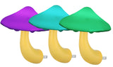 3pc LED Mushroom Night Light Sensor Control Light