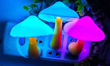 3pc LED Mushroom Night Light Sensor Control Light