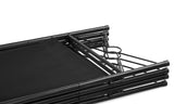6ft 4-Panel Folding Privacy Screen Room Divider Decoration Accent w/Steel Frame