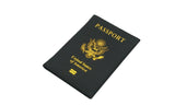 Luxury Faux Leather Passport Holder Cover ID Wallet Travel Case