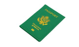 Luxury Faux Leather Passport Holder Cover ID Wallet Travel Case