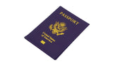 Luxury Faux Leather Passport Holder Cover ID Wallet Travel Case