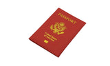 Luxury Faux Leather Passport Holder Cover ID Wallet Travel Case