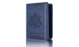 Slim Leather Travel Passport RFID Card Case Cover Holder Wallet