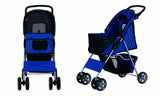 4 Wheel Folding Pet Stroller Carrier