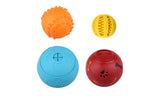 4pcs Pet Interactive Puzzle Treat Ball Toys