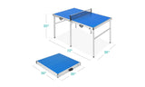 6x3ft Portable Ping Pong Table Game Set