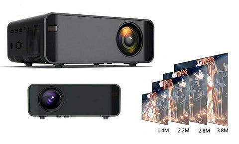 LED Smart Home Theater Projector Wifi 23000Lumens 1080p HD 3D Movie HDMI USB