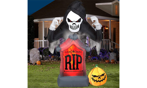 6ft RIP Reaper Inflatable Halloween Decoration