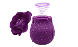 Rose Shape Sucking Vibrator G-spot Private Parts Sex Toy 7 Speed Waterproof
