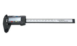 6" Carbon Fiber LCD Digital Vernier Caliper Micrometer Ruler