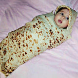 Tortilla Blanket Burrito Flour Tortilla Throw 4Ft & 5FT Available