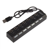 USB 7 Port Plug Hub