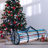 Clear PVC Christmas Wrapping Paper Storage Bag