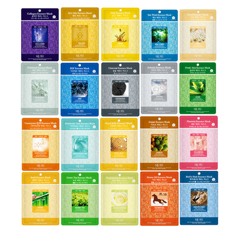 20 PCS Korean Essence Facial Mask Sheet Set