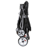 Dog Stroller Pet Travel Carriage 4 Wheeler w/Foldable Carrier Cart & Cup Holder