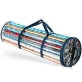 Clear PVC Christmas Wrapping Paper Storage Bag