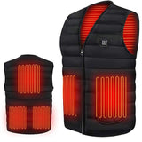 Electric Heated Warm Vest Winter Wear Heating Thermal Coat Jacket