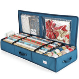 Christmas Wrapping Paper & Holiday Accessories Storage Organizer Box Heavy Duty