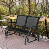 Outdoor Swing Glider Bench 2 Person Loveseat Patio Rocking Chair