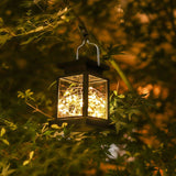 Solar Lantern Hanging LED Light Yard Outdoor Patio Garden Lamp Decor