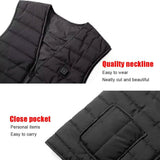 Electric Heated Warm Vest Winter Wear Heating Thermal Coat Jacket