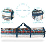 Clear PVC Christmas Wrapping Paper Storage Bag