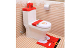 3pc Christmas Santa Claus Bathroom Set