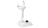 19L Portable Camping Sink with Soap Dispenser and Towel Holder