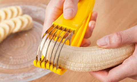 Banana Slicer Fruit Knife Veggie Cutter