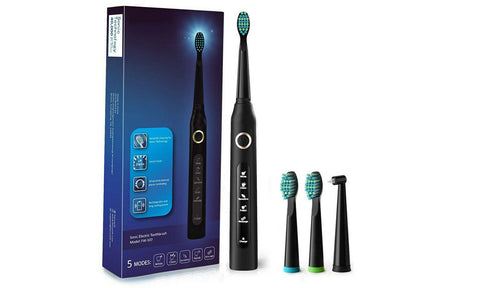 Sonic Precise Electric Toothbrush Rechargeable 4x Brush Heads
