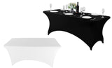 6ft Spandex Tablecloth Stretch Fitted Table Cover