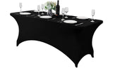 6ft Spandex Tablecloth Stretch Fitted Table Cover