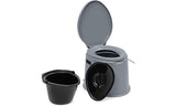 Portable Travel Toilet with Detachable Inner Bucket and Removable Toilet Paper Holder