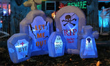 6.6ft Spooky Tombstone Inflatable Halloween Decoration
