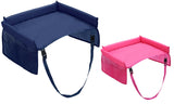 Kids Travel Tray Snack Table Holder Play Drawing Board Desk
