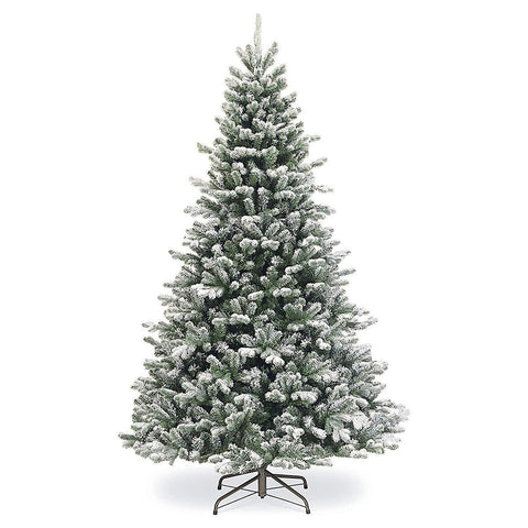 Premium Artificial Christmas Tree with Stand & Easy Assembly - Frost White
