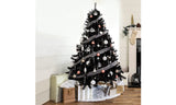 6ft Artificial Black Christmas Tree