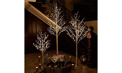 White Birch Tree With LED Lights (4/6/8ft)