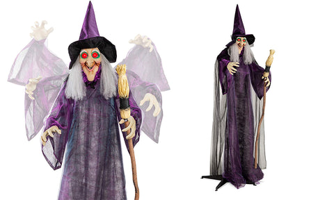 5ft Standing Animatronic Witchwith