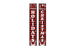 Christmas Door Banners Porch Sign Decoration